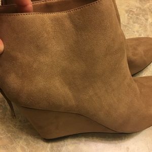 Tan booties